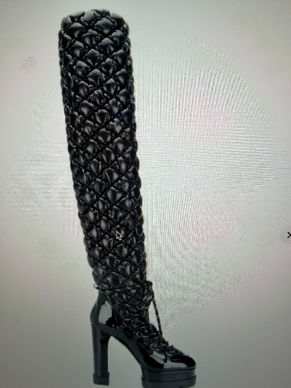 NEVER WORN CASADEI QUILTED THIGH-HIGH BOOTS!  CAN YOU SAY CRAZY HOT??!